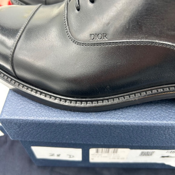 Dior men’s embassy black leather Oxford shoes, size 42 made in Italy - Picture 6 of 13